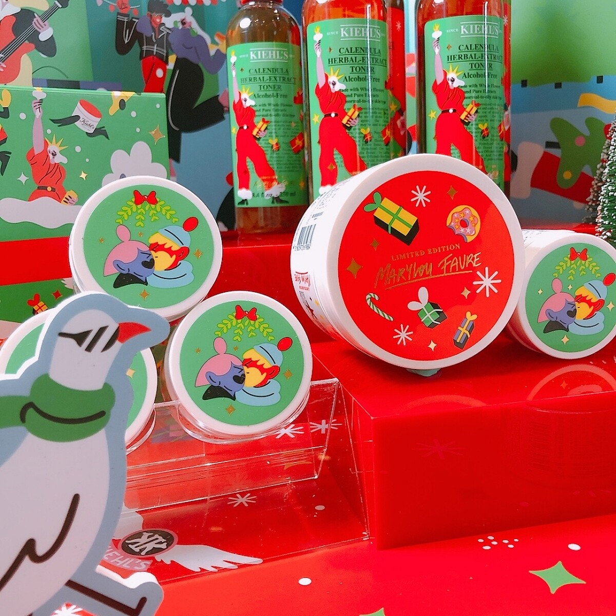 Kiehl&rsquo;s契爾氏2021聖誕限定版冰河醣蛋白保濕霜50ml，NT1,350、175ml，NT3,000