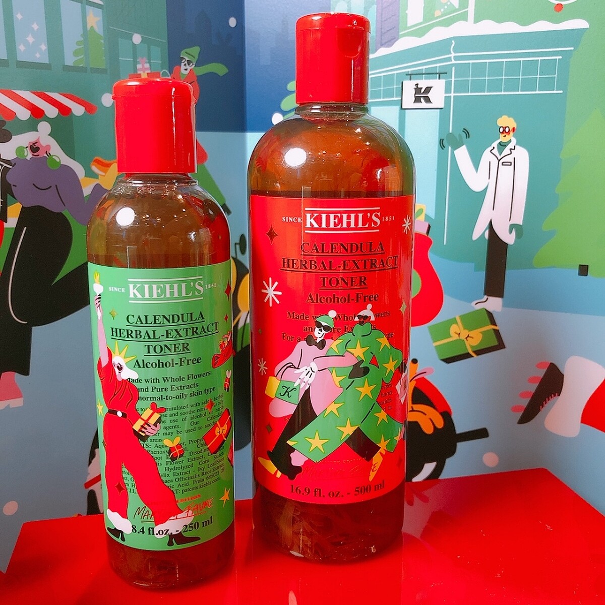 Kiehl&rsquo;s契爾氏2021聖誕限定版金盞花植物精華化妝水250ml，NT1,450、500ml，NT2,390