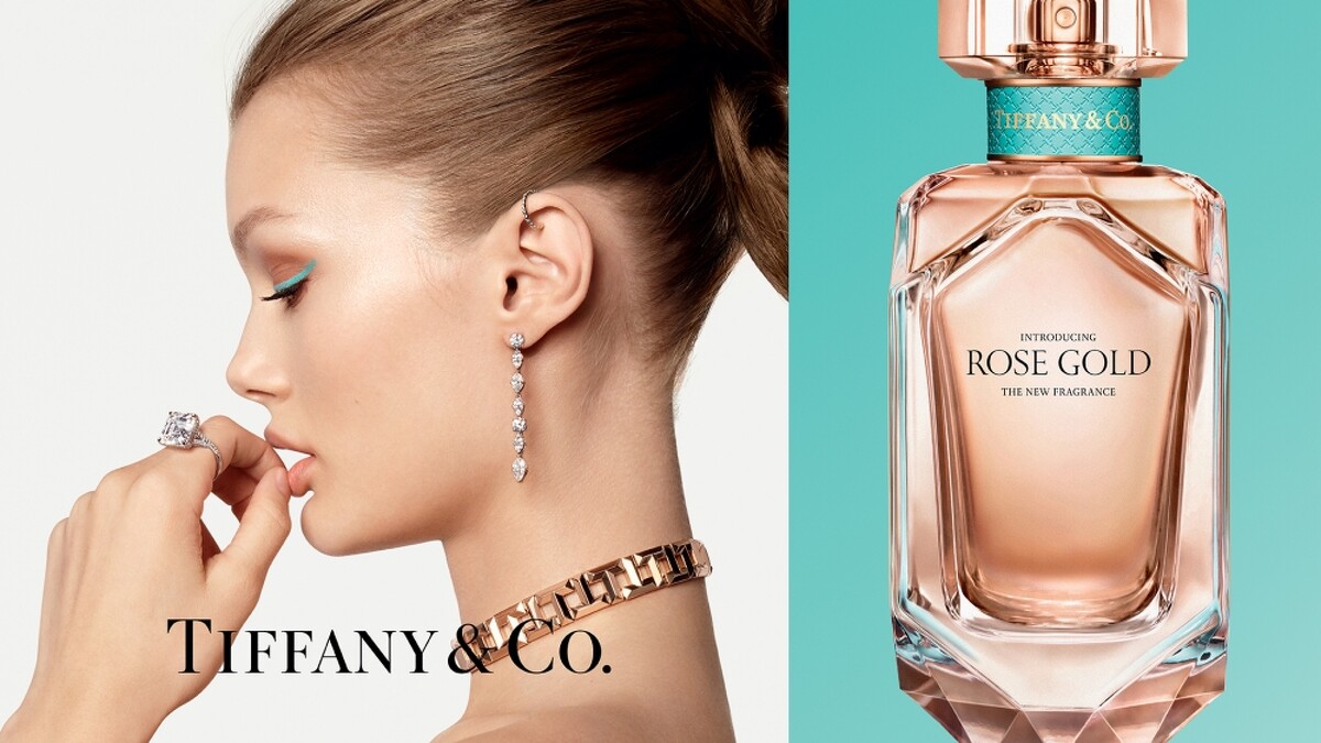 Tiffany & Co. Tiffany玫瑰金女性淡香精形象圖。