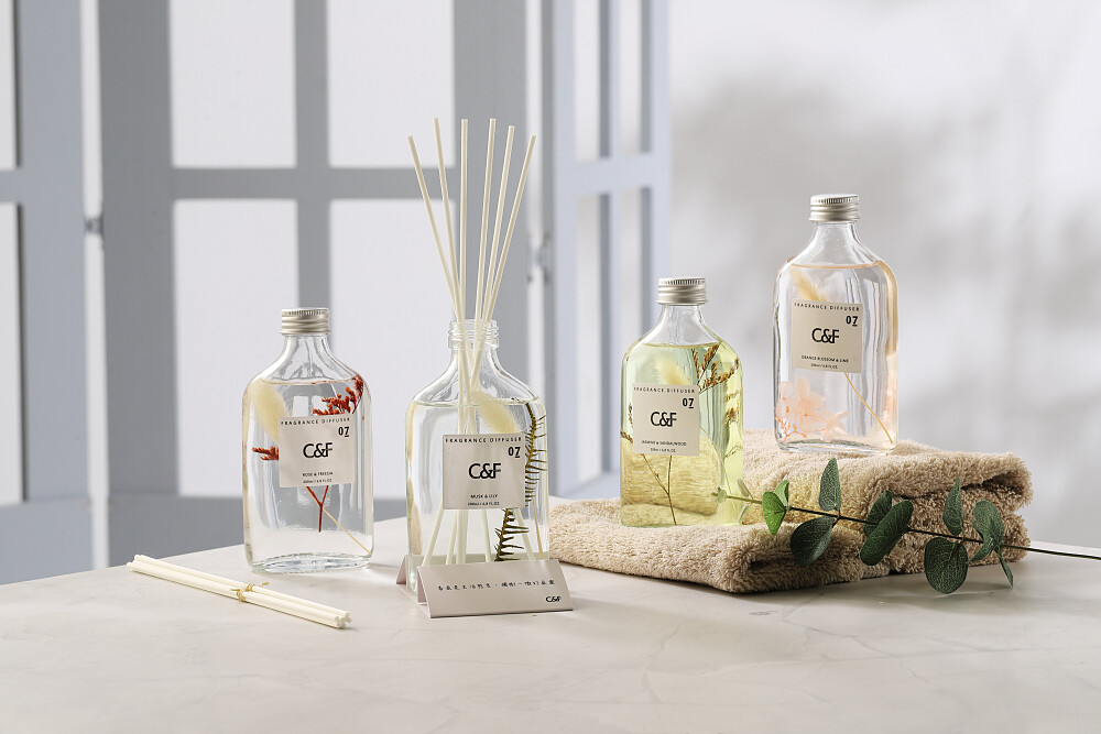 C&F香研所花園系列精油擴香組,清新秋冬必備。