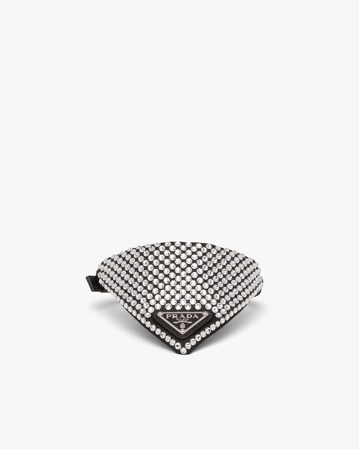 Prada水晶嵌飾綢緞寵物頸圈，售價NT$12,500