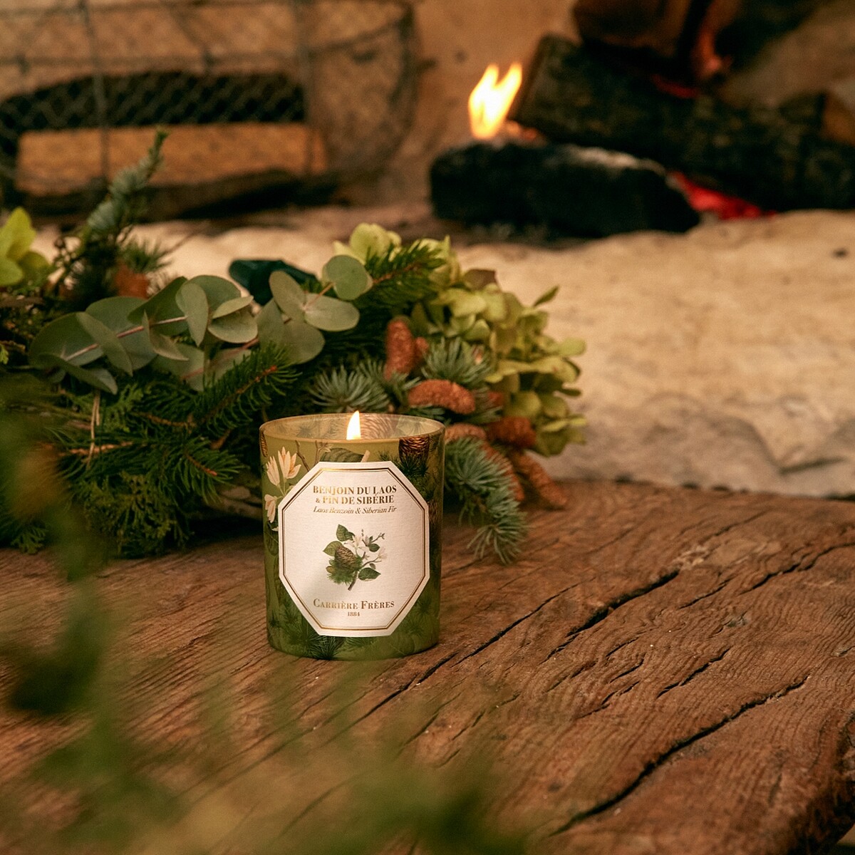 Carri&egrave;re Fr&egrave;re 2021聖誕安息香x西伯利亞冷杉香氛蠟燭，185g，NT2,980