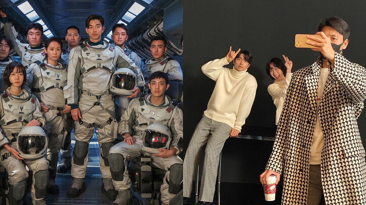  Netflix太空巨作《寧靜海》聖誕啟航！製作人 鄭雨盛 興奮合影 孔劉、裴斗娜 ，「現象級」人氣預定！