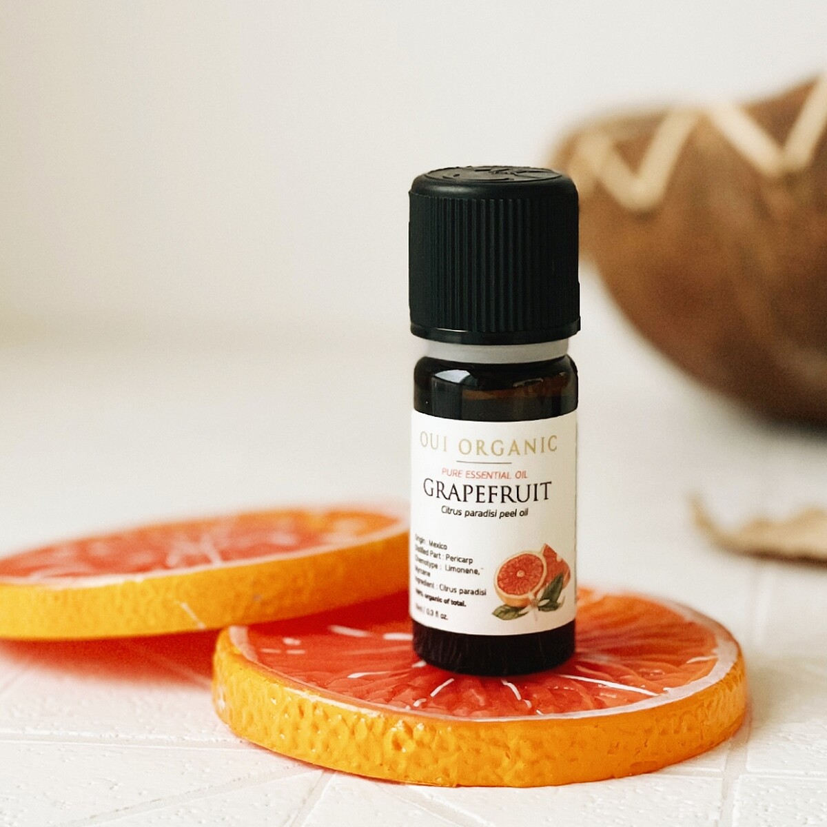 Oui Organic葡萄柚單方精油10ml,NT980