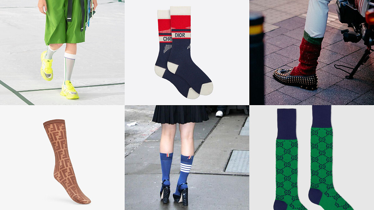 穿搭小學堂│冬日長襪穿搭解析，素面長襪、前衛幾何、中性學院風...善用長襪穿出獨特風格