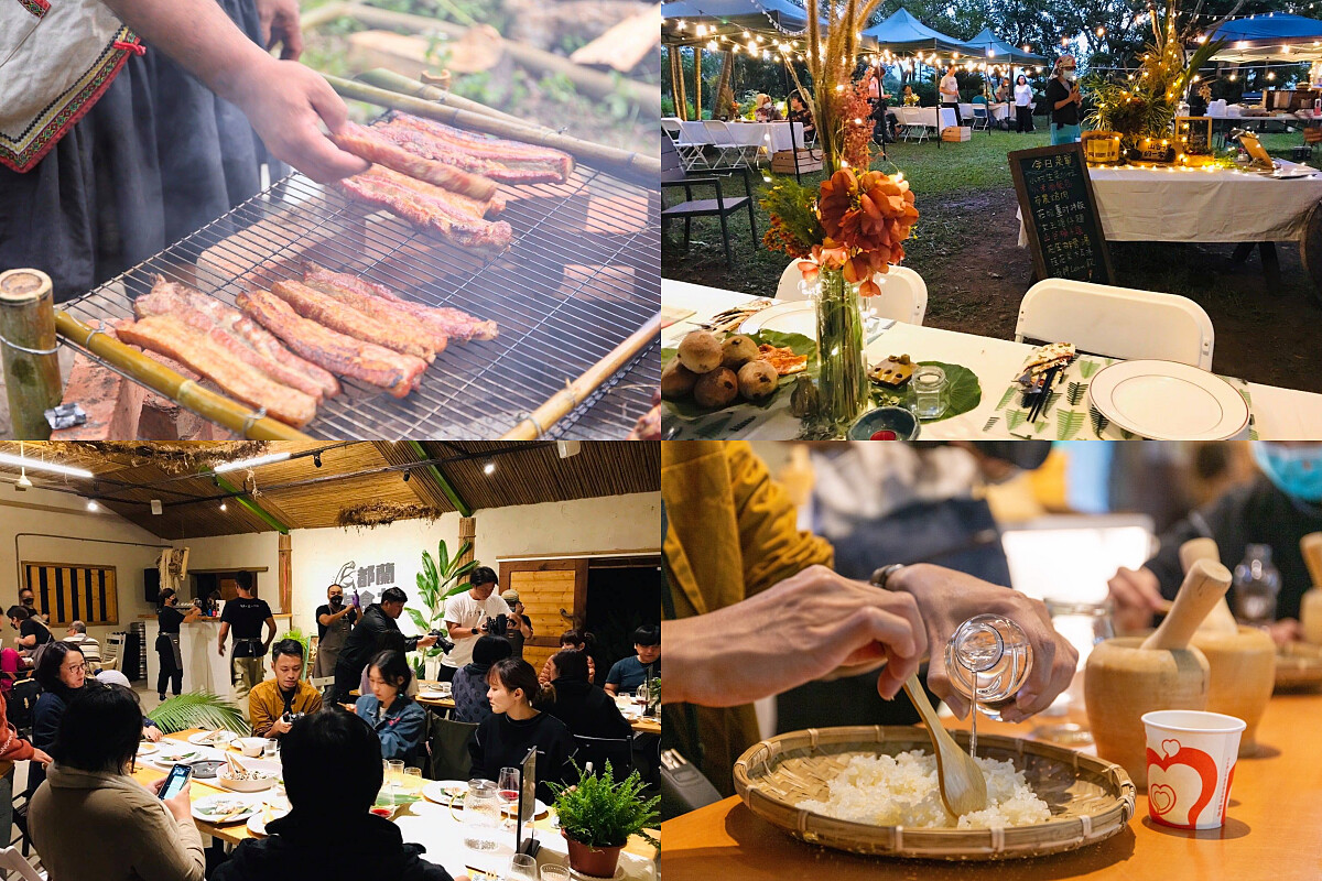 「原野五重奏」與「都蘭友食力」的活動現場。