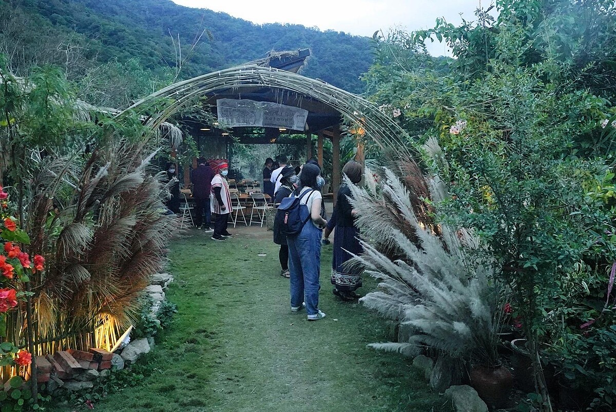 蓋亞那工作坊的大地餐桌現場。