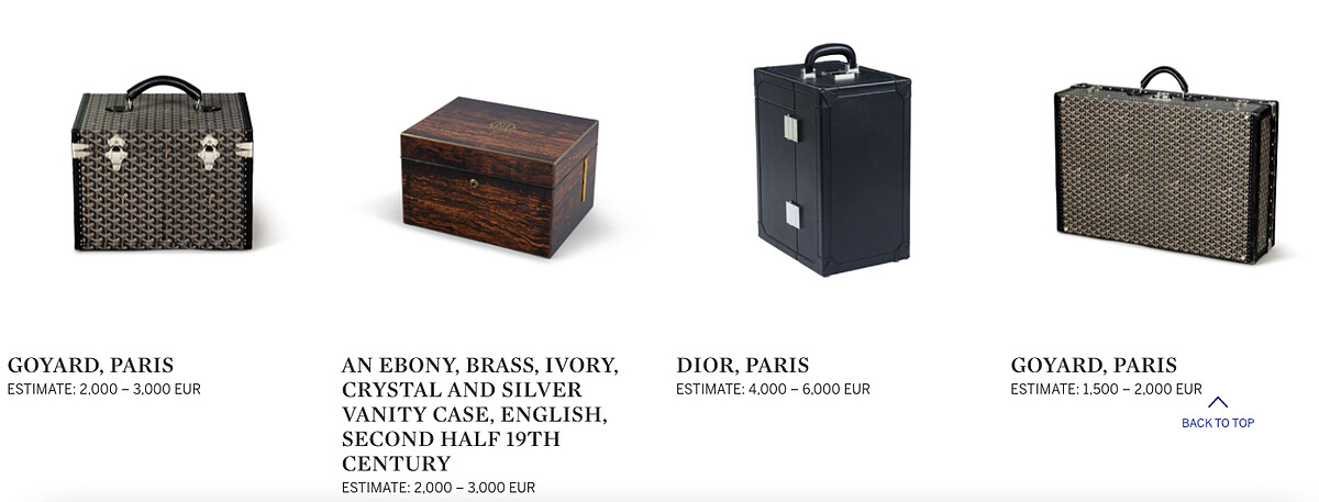 老佛爺精品行李箱收藏