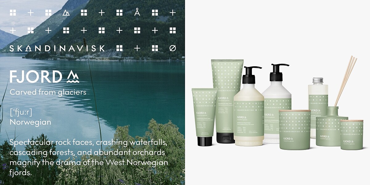 丹麥室內香氛品牌Skandinavisk FJORD風之耳語系列。