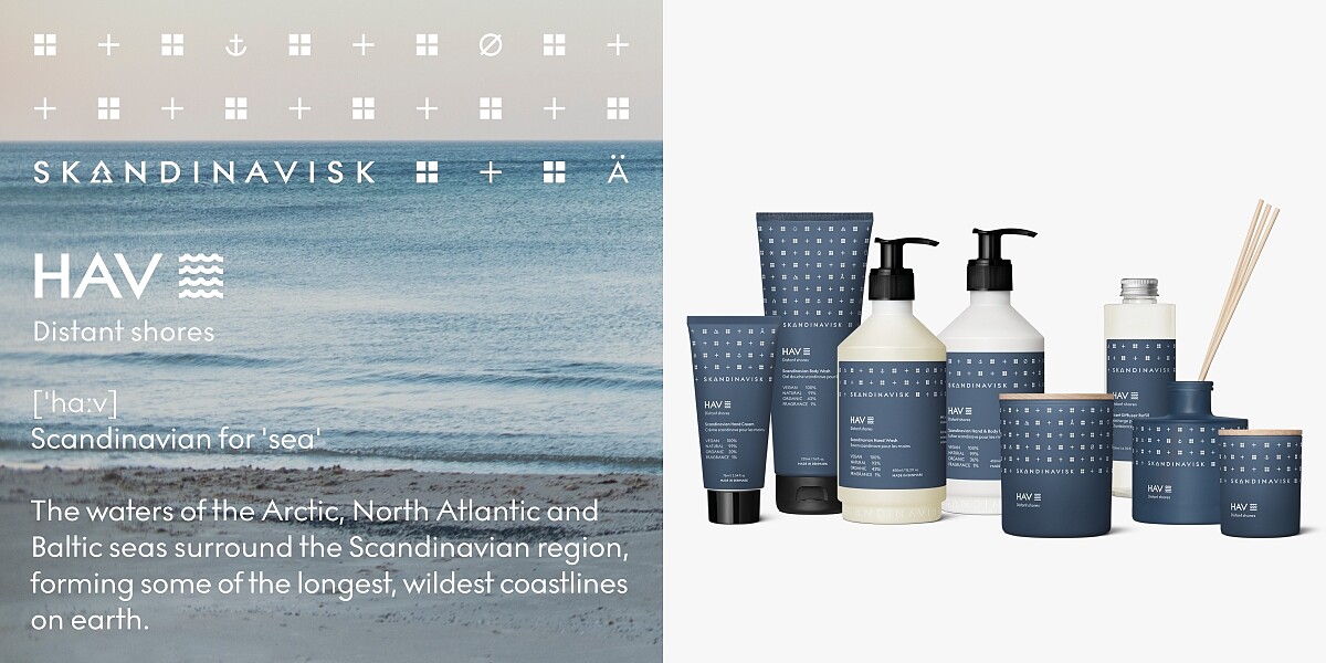 丹麥室內香氛品牌Skandinavisk HAV海洋晨曦系列。