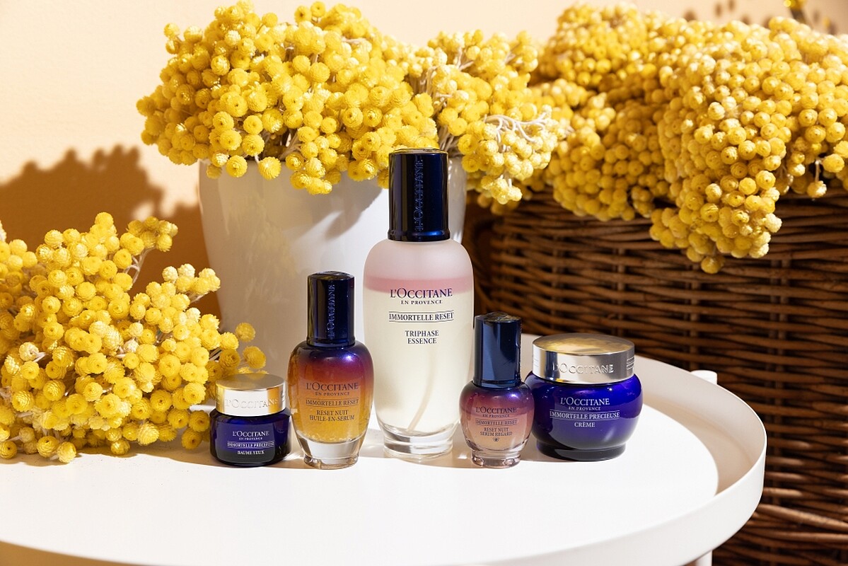 Spa L'OCCITANE星光修護美肌護理主要使用歐舒丹光萃肌活系列產品。