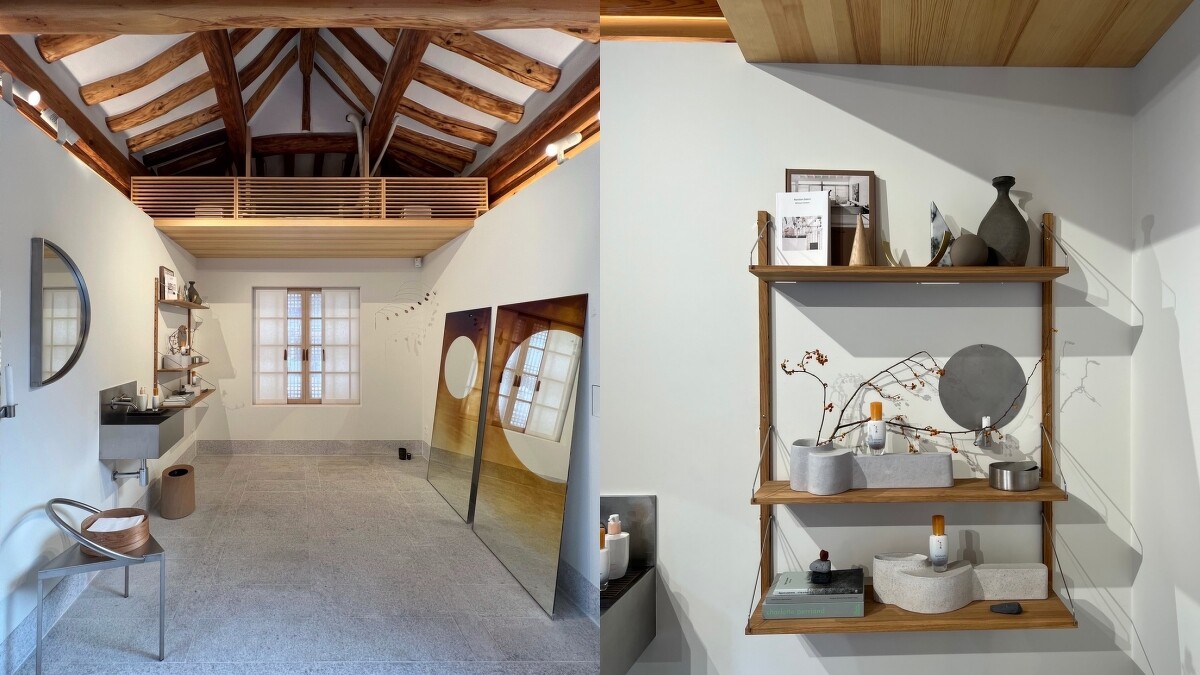 雪花秀韓國北村旗艦店的韓屋區。