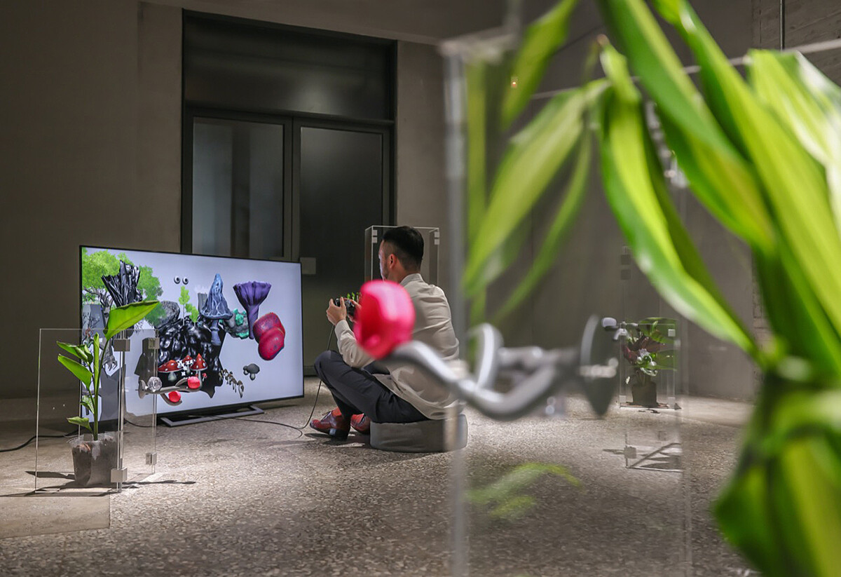 aaajiao,《深淵模擬器》, 2020年, 遊戲, 尺寸可變. 作品與Ag、許聰、nara、Oxi p&euml;ng和WLL共同完成。