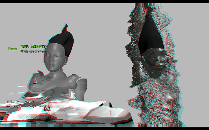 aaajiao,《深淵模擬器》, 2020年, 遊戲, 尺寸可變. 作品與Ag、許聰、nara、Oxi p&euml;ng和WLL共同完成。