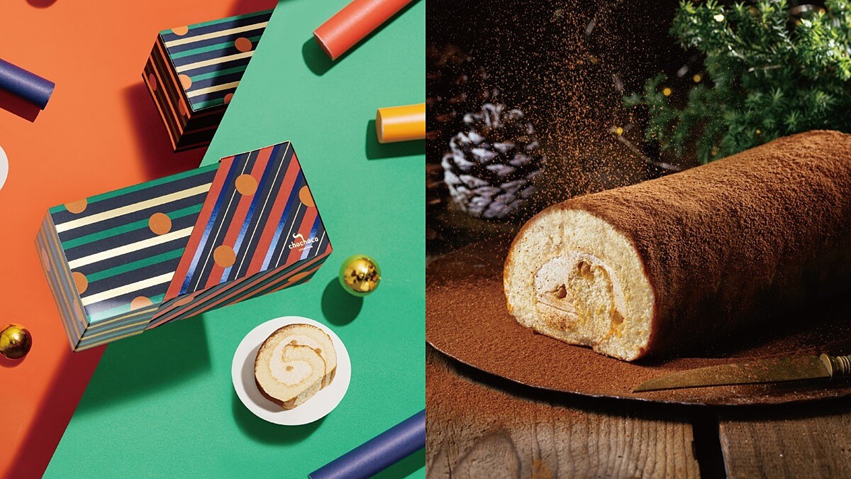 《Chochoco》推出聖誕限定甜點！頂級肉桂蛋糕捲上市，撒上100%可可粉美味加分