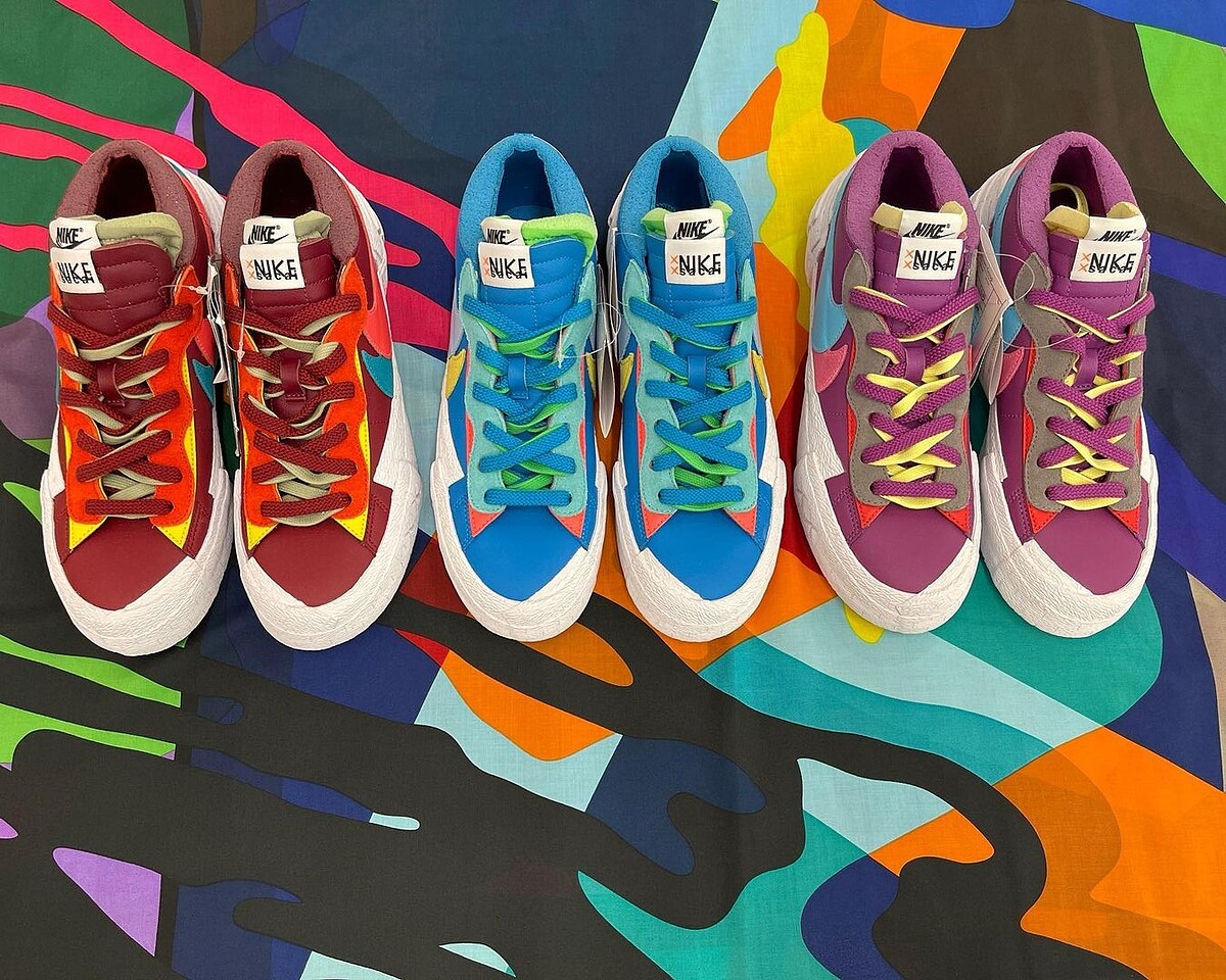 Nike x sacai x KAWS Blazer Low