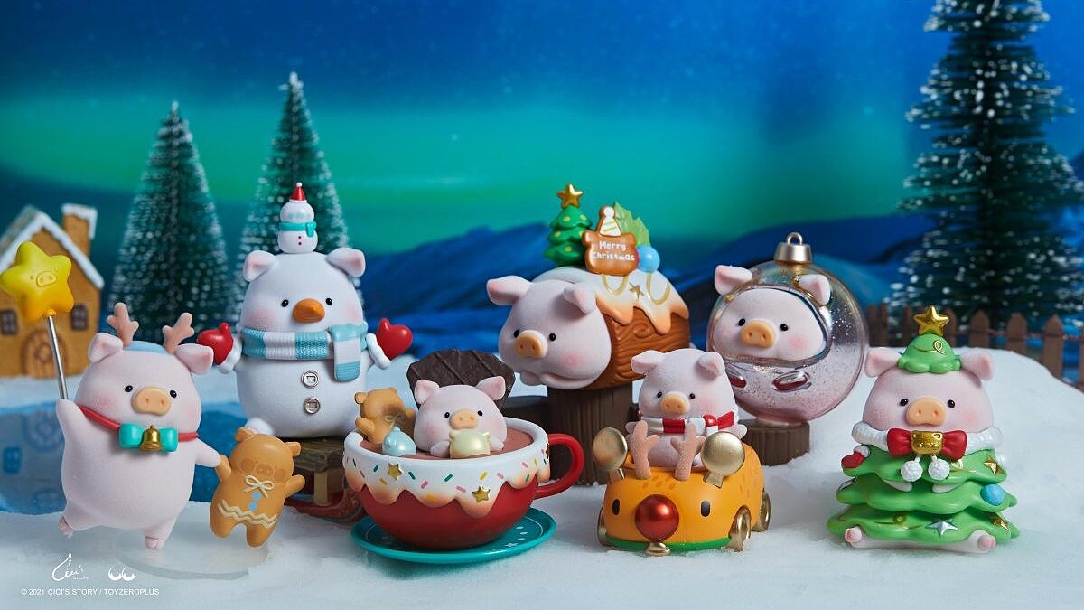 罐頭豬LuLu聖誕小鎮盲盒及小海豹LuLu豬冰粒超萌登台！只有在這裡賣