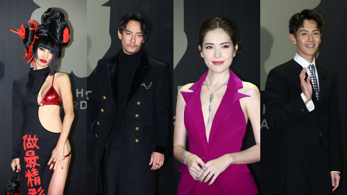 第58屆金馬獎紅毯造型集合！白靈親手縫上做自己slogan，帶你細看眾星們的絕美禮服＋帥氣西裝