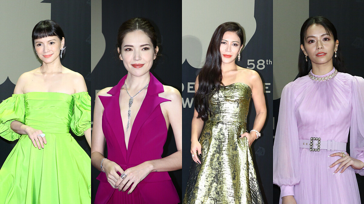 非關黑白的禮服選項！許瑋甯深紫色禮服超有氣質，5種不一樣的晚宴穿搭靈感