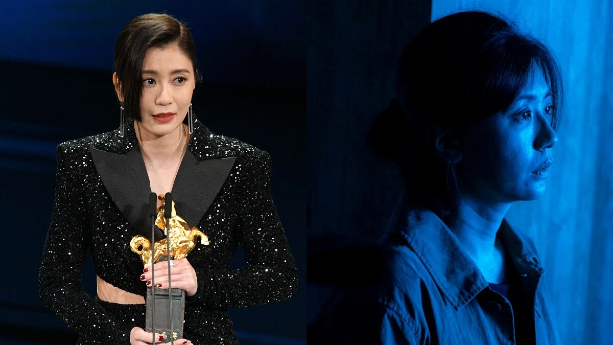賈靜雯《瀑布》奪2021金馬獎影后！第一次入圍就成功摘獎：「我沒有忘記初衷，會繼續抓住表演的熱情」
