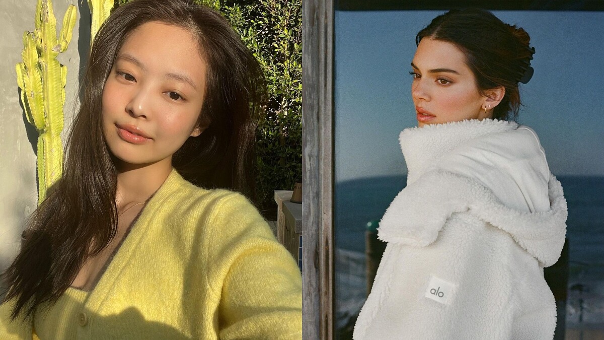 2021秋冬髮色推薦：溫暖又醇厚的黑巧色，Jennie、Kylie Jenner都換上