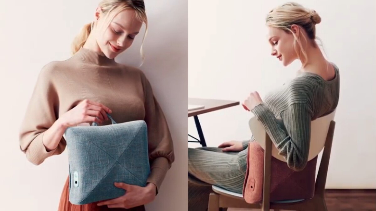 日本Lourdes精巧型miniPro按摩抱枕，NT2,480、NT1,680