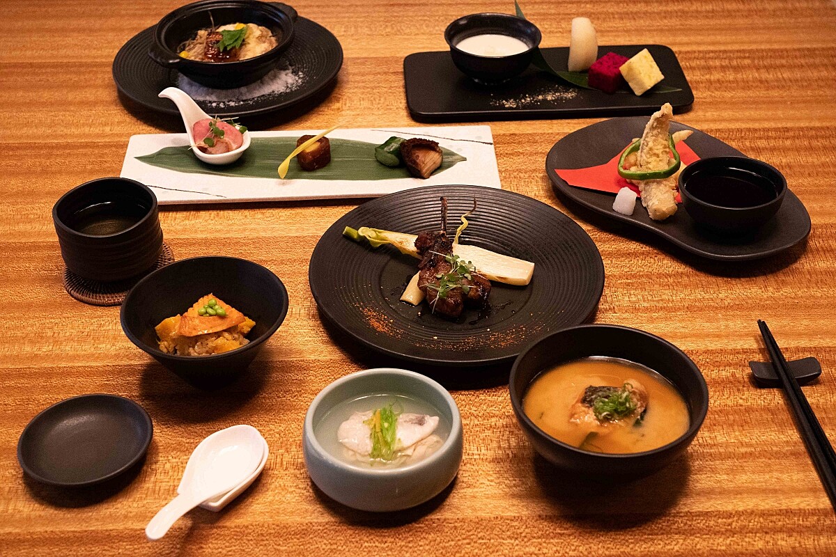 日本料理餐廳「九重花間」養生餐合照