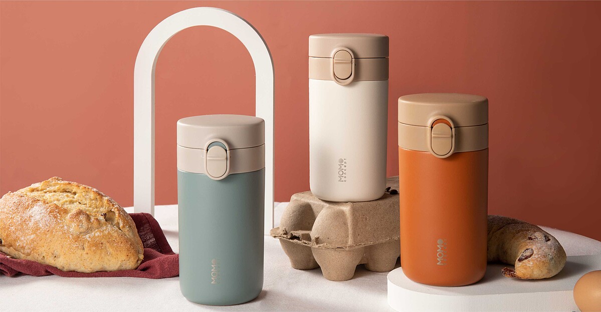 MOMOconcept 保溫杯選用莫蘭迪色系