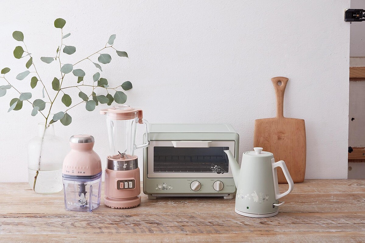 日本質感家電品牌recolte與可愛的MOOMIN嚕嚕米聯名推出烤箱、果汁機、快煮壺等