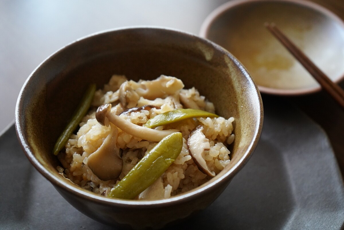 野菇炊飯。