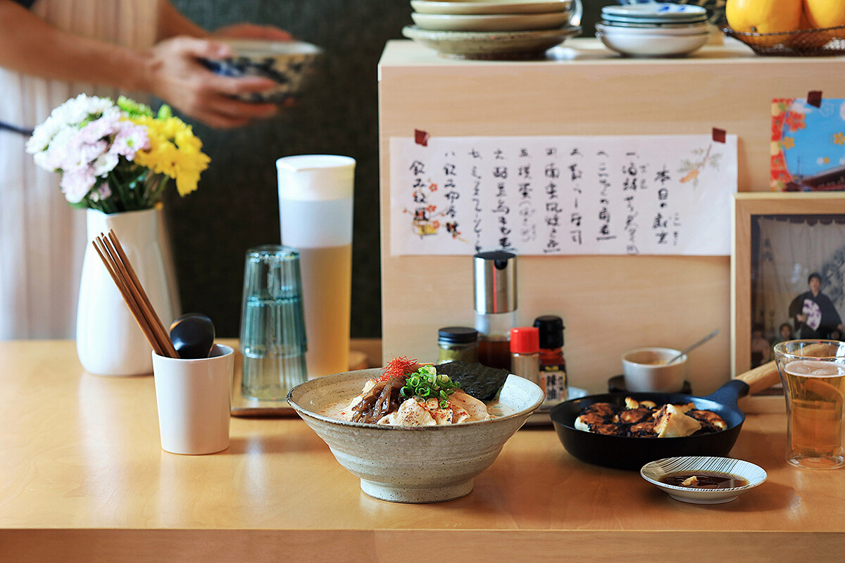 自家拉麵店隨時都可以開張。