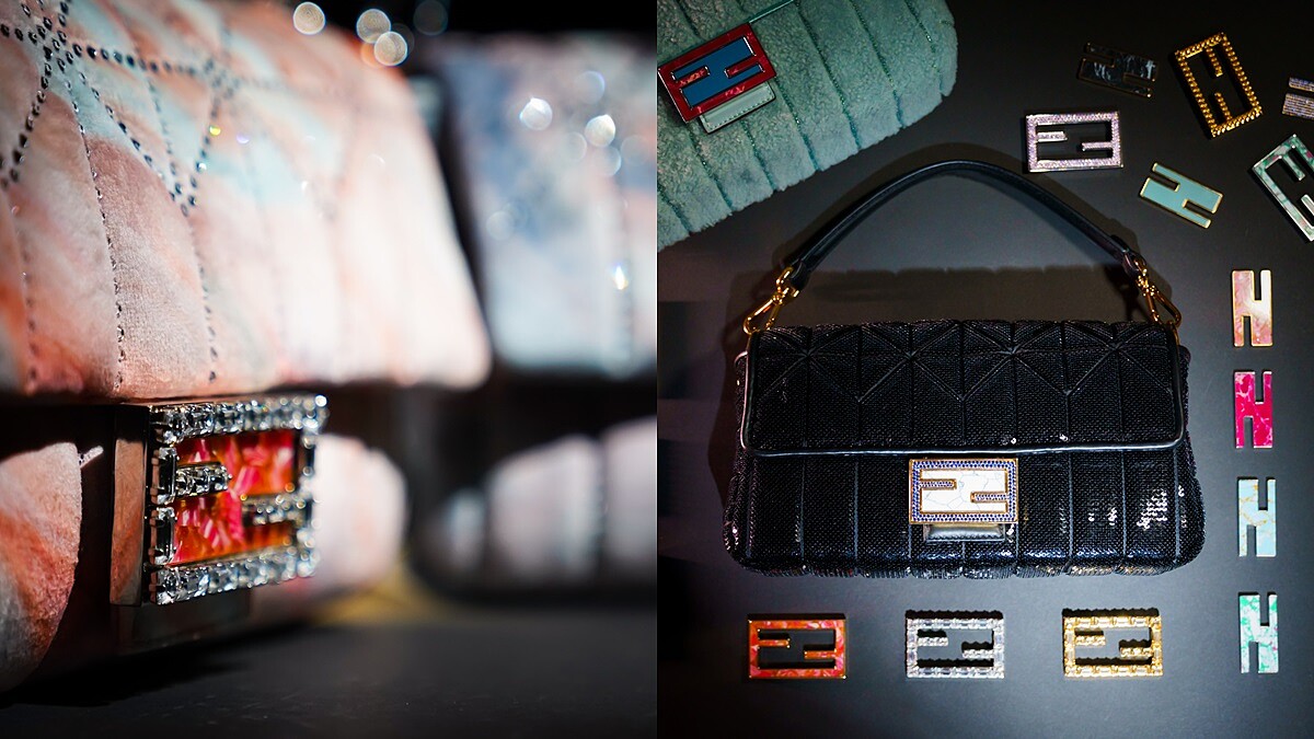 Fendi推出Baguette訂製服務,把FF Logo包釦變成水晶寶石,僅限12間精品店登場