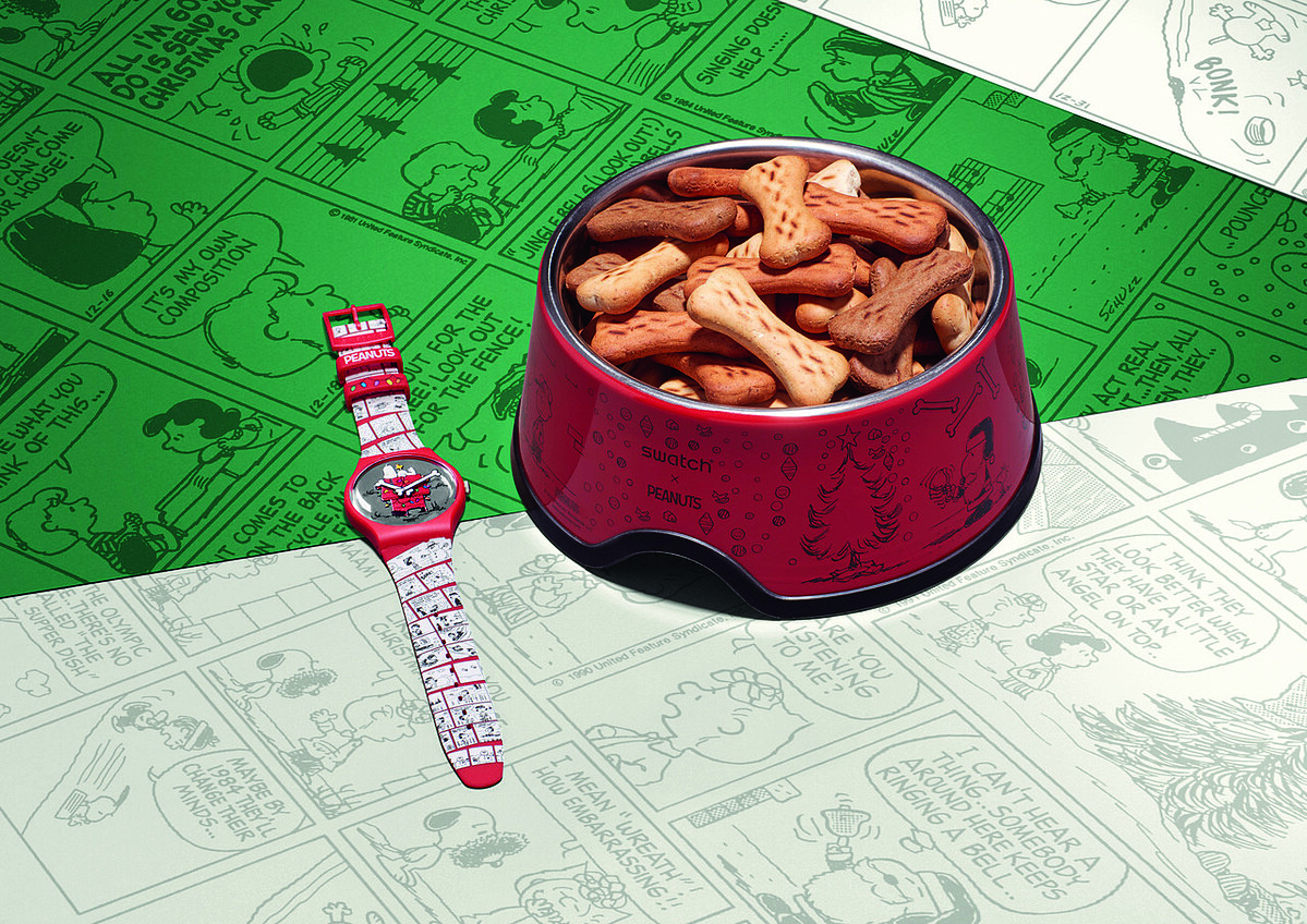 Swatch X Peanuts聖誕特別版