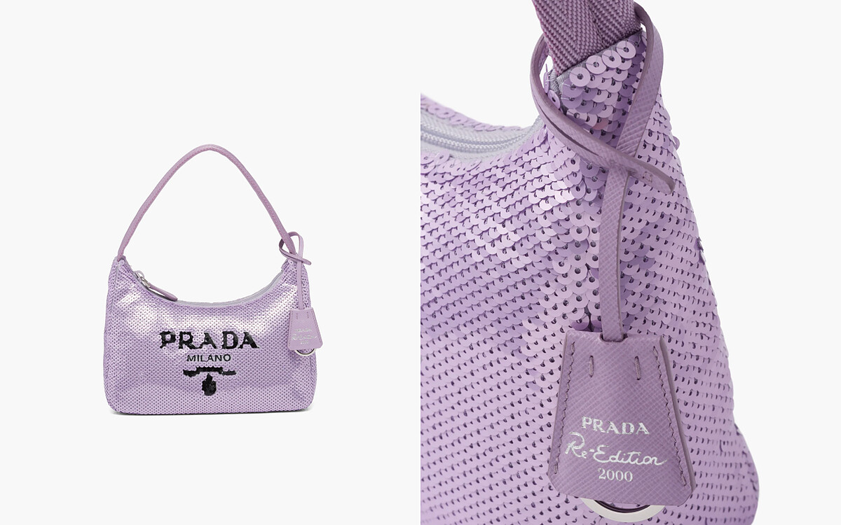 Prada Re-Edition 2000綴飾再生尼龍肩背包，售價NT$52,000