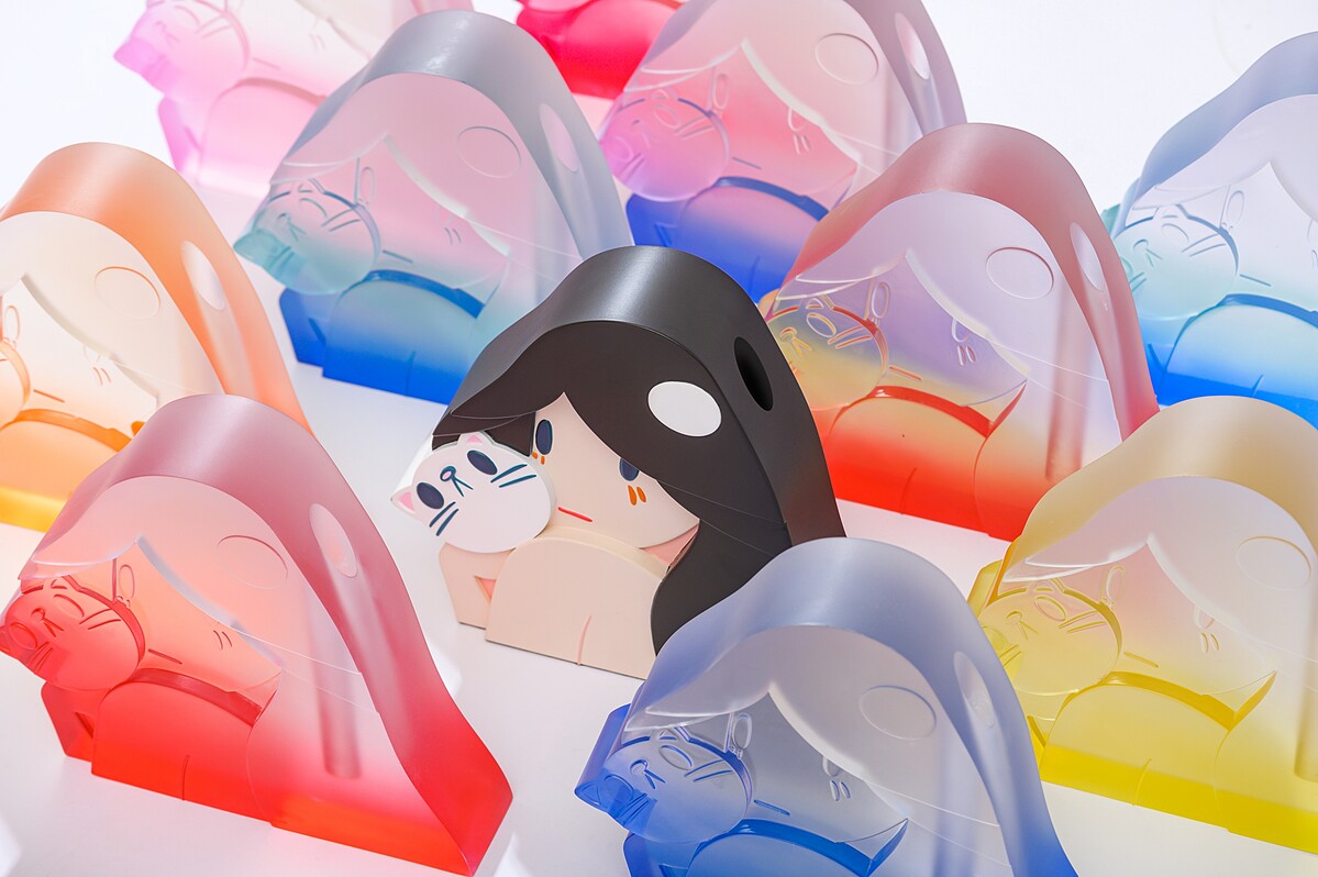 天野タケル(Takeru Amano)花瓶Venus With Cat Vase