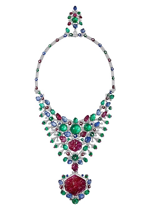 卡地亞Tutti Frutti水果錦囊系列UDYANA項鍊/吊墜/胸針