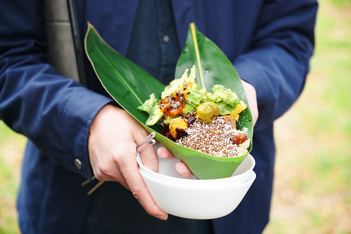 活動中不使用一次性餐具。