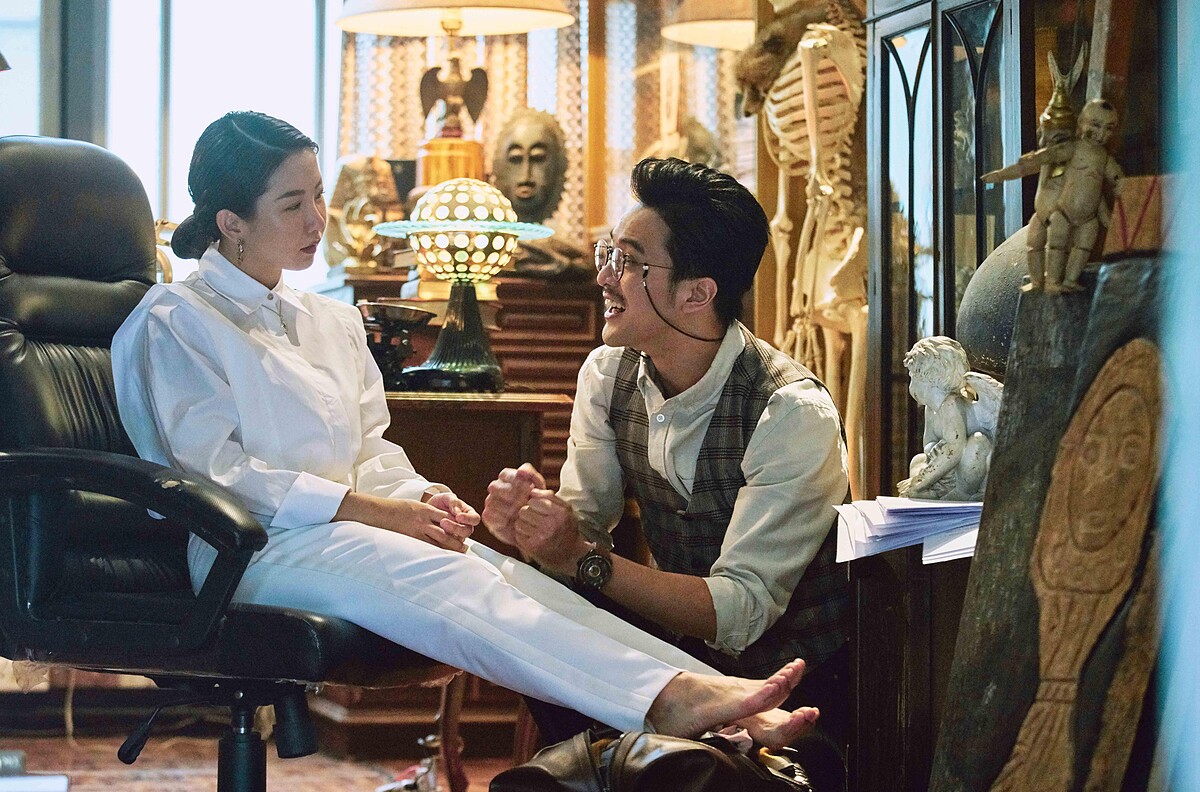 《無神之地不下雨》郭書瑤（左）讚顏毓麟角色詮釋相當成功，請大家持續關注