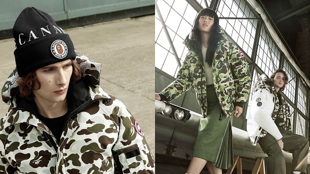 Canada Goose X Concepts X BAPE三方聯手，打造禦寒必備派克大衣、飛行員外套、毛帽
