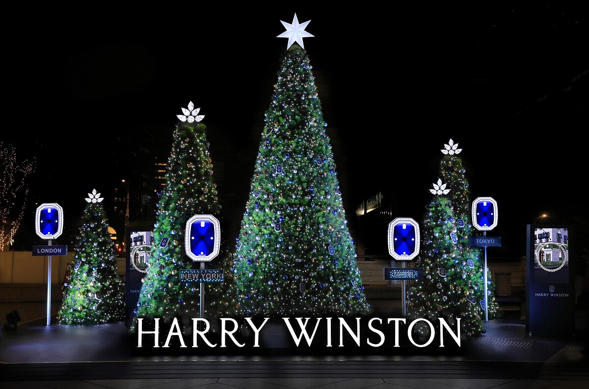 Love is all around, 『鑽石之王』海瑞溫斯頓祈願聖誕樹裝置藝術