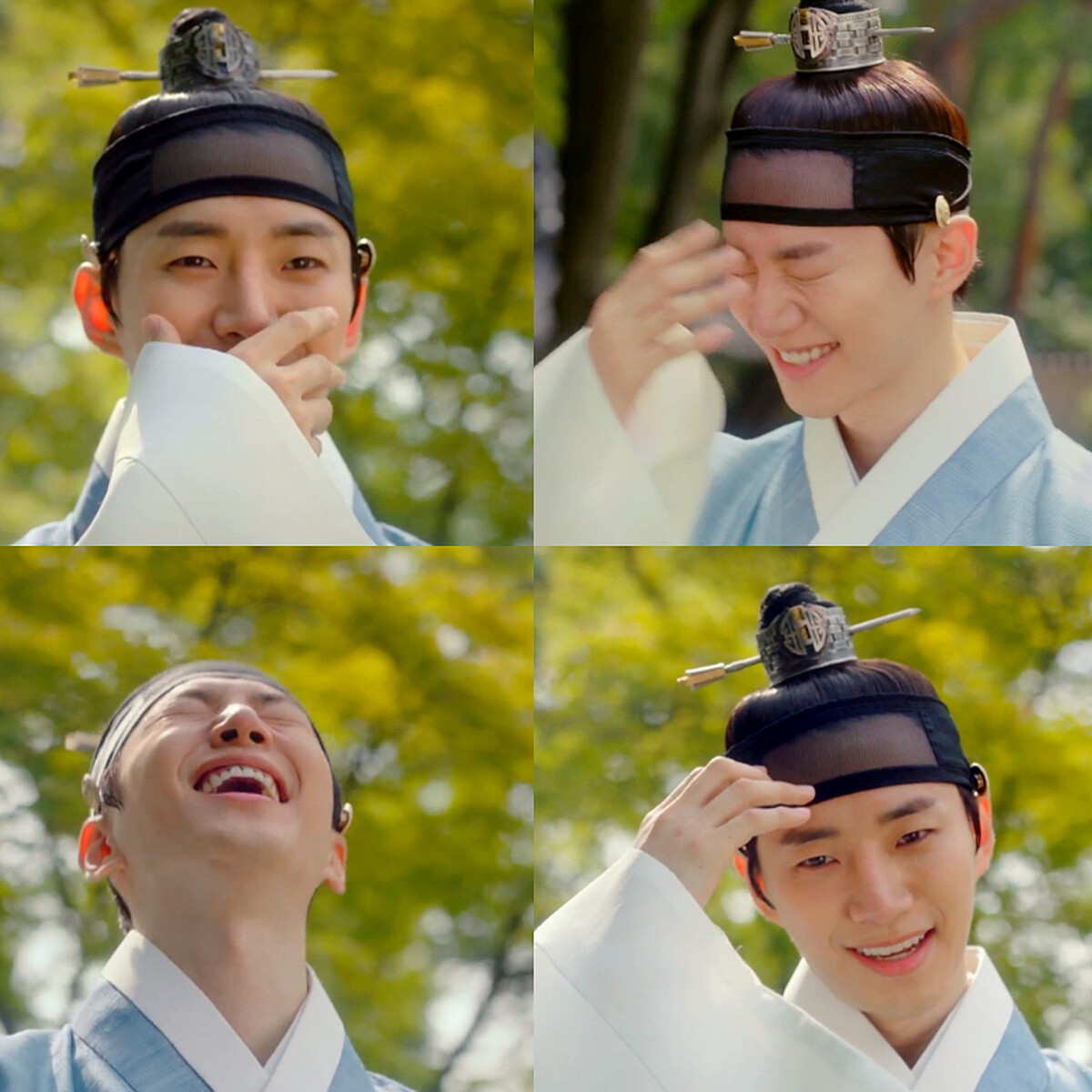 衣袖紅鑲邊 李俊昊暗爽連拍超可愛