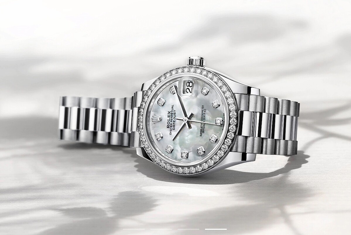 Rolex蠔式恒動日誌型Oyster Perpetual Datejust珍珠母貝面盤女錶