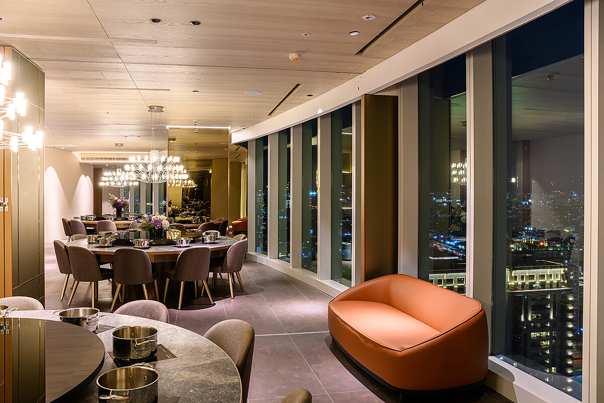 28樓為包廂空間。