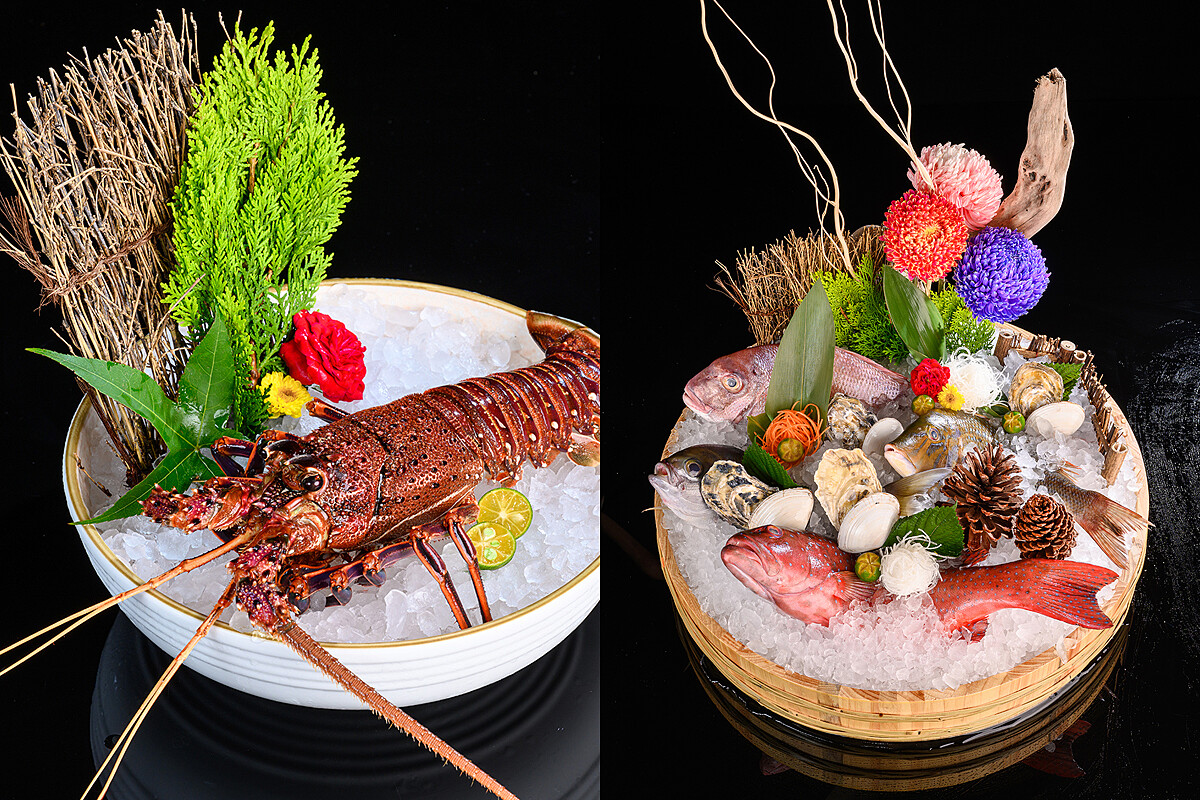 店主本從事漁業，因此對於挑選美味海鮮有相當的自信。