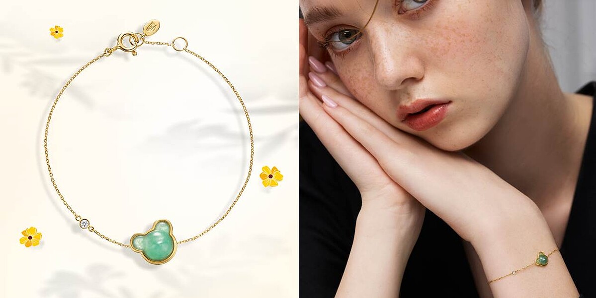 陪伴玉熊mini手鍊,建議售價NT24,000 起