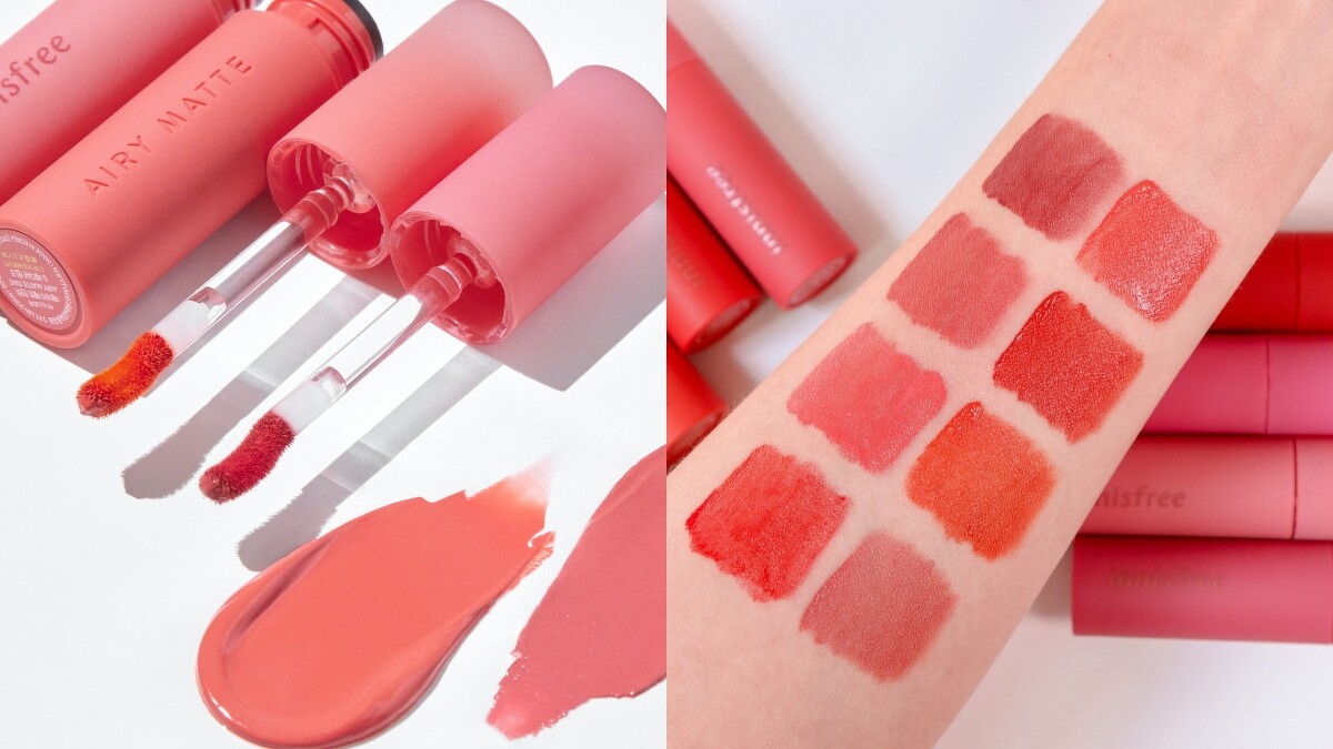 innisfree怦然空氣感薄霧唇萃試色