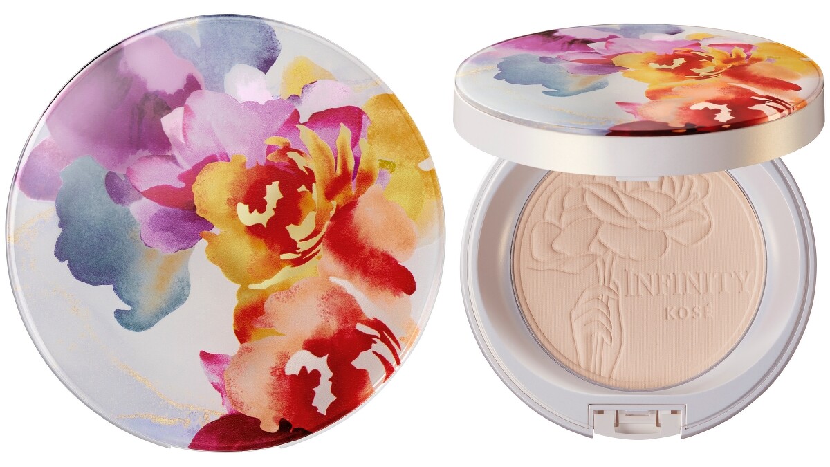 KOSE高絲INFINITY無限肌緻花綻薔薇限定蜜粉9g，NT1,900