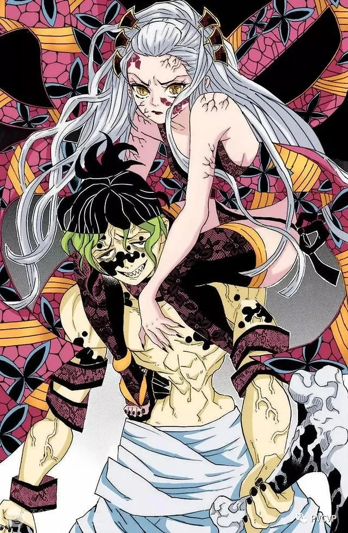 《鬼滅之刃 遊郭篇》「上弦之陸」墮姬、妓夫太郎 兄妹檔