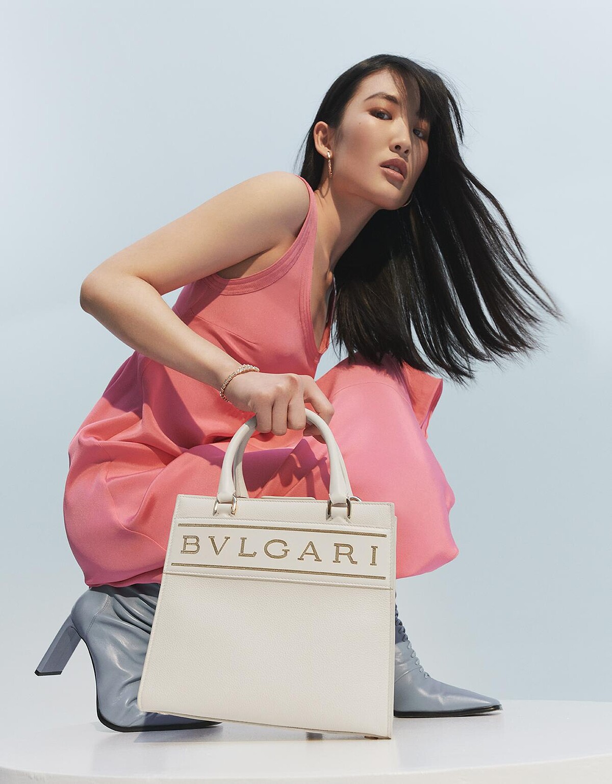 BVLGARI Logo托特包