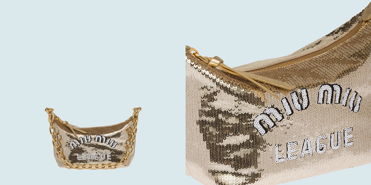 Miu Spirit亮片手袋，售價NT$48,000